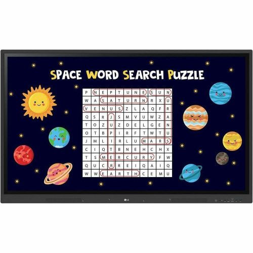 Pizarra digital interactiva LG 75TR3DK, 75" UHD IPS, HDMI, Speaker, Multi-touch