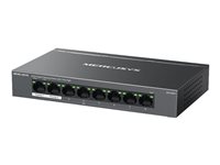Mercusys MS108GP V1 - Conmutador - 8 x 10/100/1000 (7 PoE+) - sobremesa, montaje en pared - PoE+ (65 W)