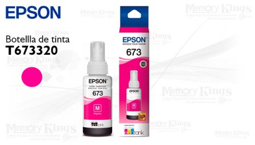 Botella de TINTA EPSON 673 Magenta 70ml
