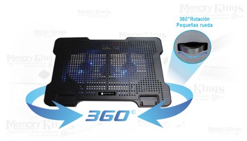 COOLER PARA LAPTOP 15.6 ANTRYX XTREME N300 BLACK