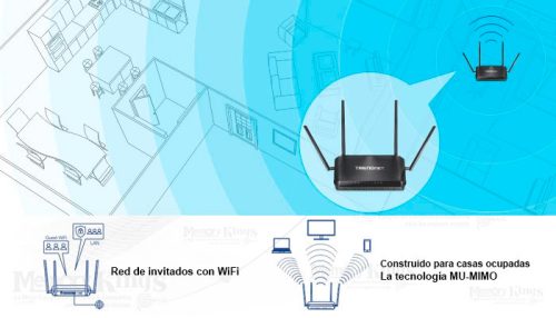 ROUTER TRENDNET TEW-827DRU AC2600 MU-MIMO