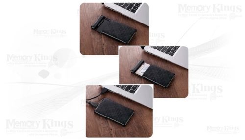 CASE USB a HDD|SSD 2.5 SATA ENCORE ENU3-259HD-BK
