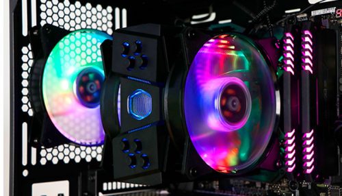 COOLER CPU AIR COOLER MASTER AIR MA410M RGB