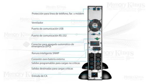 UPS 2000VA(2000W) FORZA FDC-2012R-I ON-Line Rack