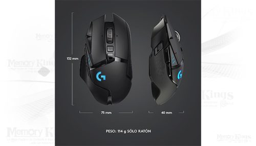 MOUSE Gaming LOGITECH G502 LIGTHSPEED 16K BLACK Wireless