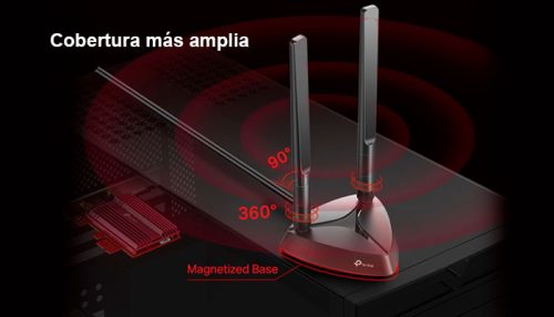 RED Wi-Fi+Bluetooth PCI EXP TP-LINK ARCHER TX3000E