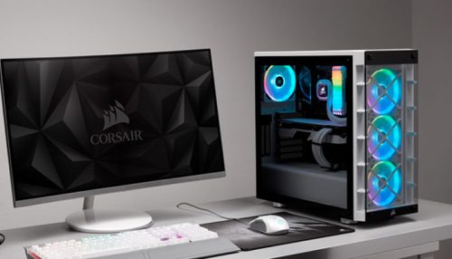 CASE Mid Tower CORSAIR ICUE CRYSTAL 465X RGB WHITE