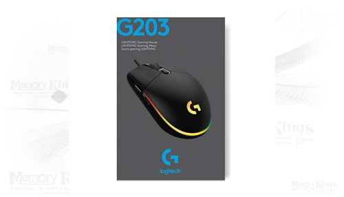 MOUSE Gaming LOGITECH G203 LIGHTSYNC RGB 8K BLACK