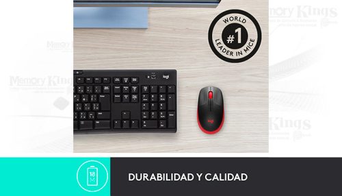 MOUSE NB Wireless LOGITECH M190 RED