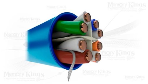 CABLE RED CAT-6 305mts NEXXT 23AWG U|UTP CM AZUL