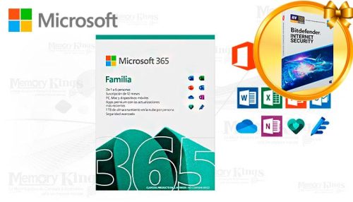 MICROSOFT Office 365 Familia 6 Usuarios *Blister