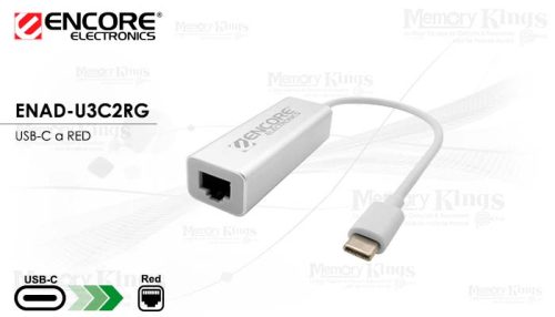 ADAPTADOR USB-C a RED GbE ENCORE ENAD-U3C2RG