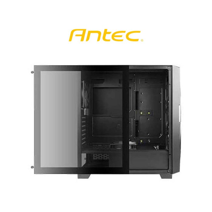 Caja Mid Tower Antec DF700 Flux en color negro | Excelente ventilación y diseño moderno