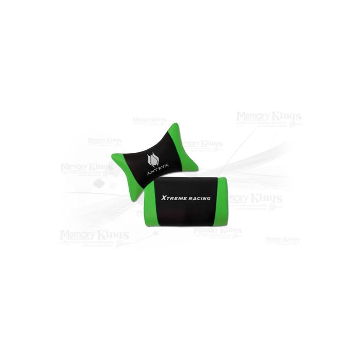Silla gaming Antryx Challenger verde ergonómica con soporte lumbar y diseño moderno