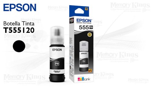 Botella de TINTA EPSON 555 BLACK