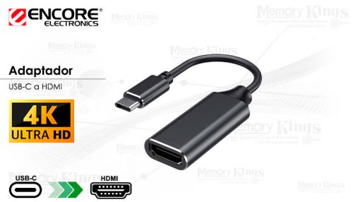 ADAPTADOR USB-C a HDMI ENCORE 4K|2K ENAD-U3CH
