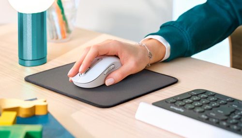PAD MOUSE LOGITECH ANTI SALPICADURAS BLACK