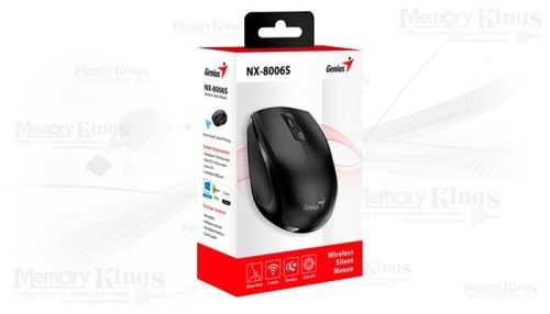 MOUSE GENIUS NX-8006S SILENT WIRELESS BLACK