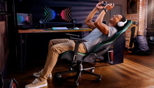 SILLA Gaming RAZER ENKI LUMBAR CURVE BLACK GREEN