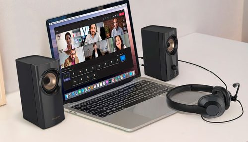 PARLANTE 2.0 CREATIVE T60 USB-C AUX (60w) BLUETOOTH