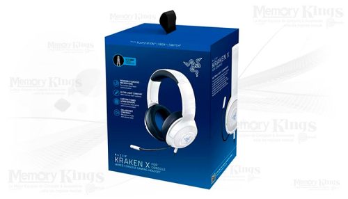 AURICULAR Gaming RAZER KRAKEN X FOR PLAYSTATION WHITE