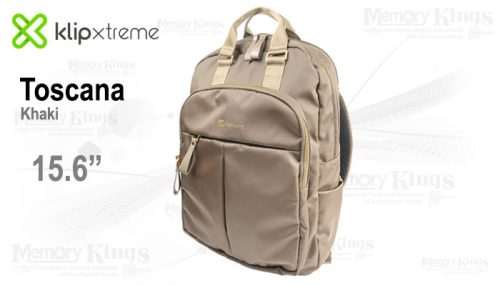 MOCHILA 15.6 KLIP XTREME Toscana KNB-468KH KHAKI
