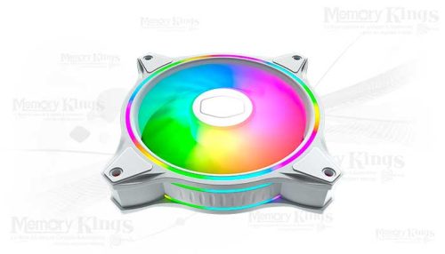 VENTILADOR COOLER MASTER MASTERFAN MF120 HALO 3IN1 WHITE EDITION