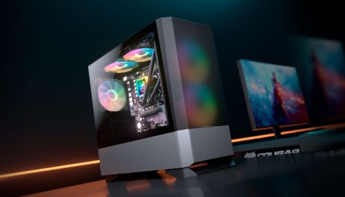 CASE Mini Tower COUGAR MG140 RGB IRON GRAY