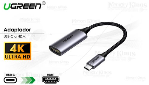 ADAPTADOR USB-C a HDMi-H 4K 60HZ UGREEN CM297