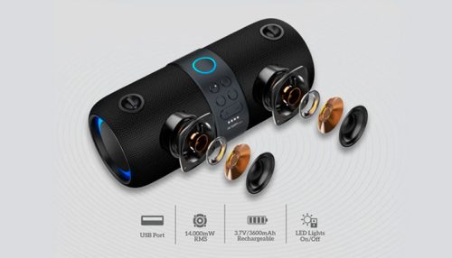 PARLANTE BT ARGOMTECH 3140BK (14W) FM|USB