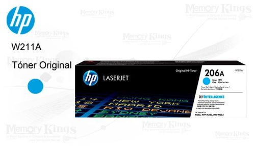 Cartucho de Toner HP 206A Cyan Original 1250pag.