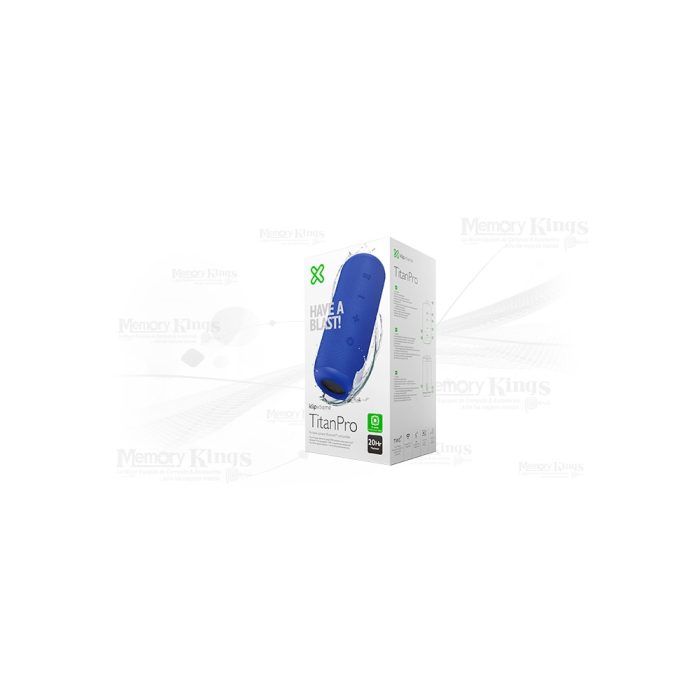 PARLANTE KLIP XTREME TitanPro KBS-300BL (16w) BLUE Bluetooth