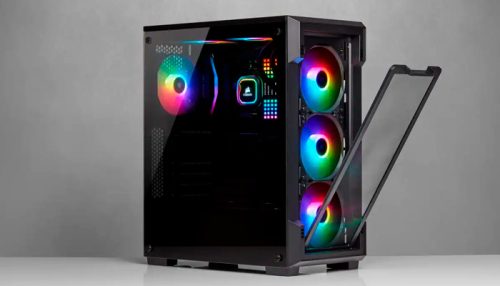 CASE Mid Tower CORSAIR iCUE 220T RGB AIRFLOW BLACK