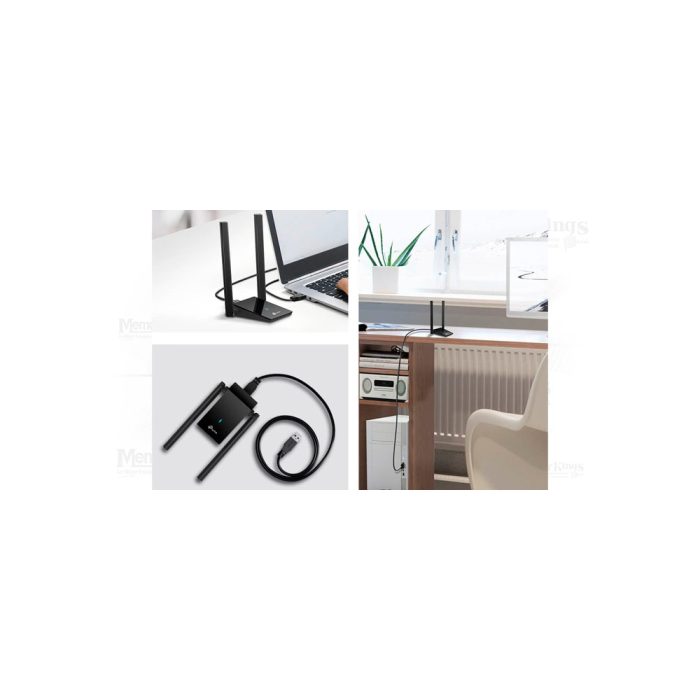 Adaptador Wi-Fi USB TP-LINK Archer TX20U Plus AX1800, dual band, alta velocidad, compacto y eficiente