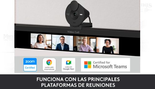 CAMARA WEBCAM LOGITECH BRIO 300 FHD USB-C BLACK