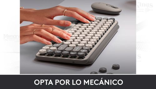 TECLADO LOGITECH POP KEYS MIST Bluetooth&Wireless