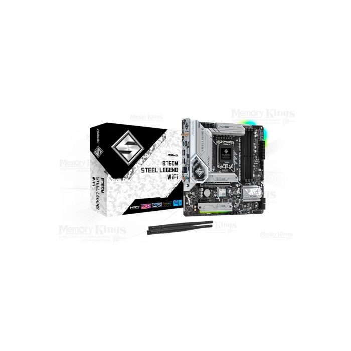 Placa base Asrock B760M Steel Legend WiFi D5 mATX - Rendimiento superior y conectividad avanzada