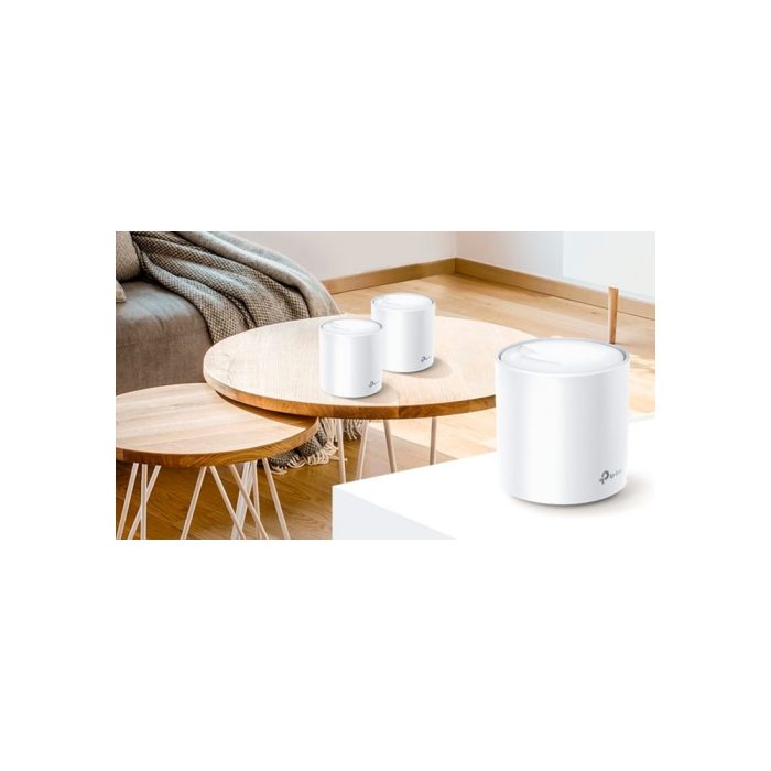Router TP-Link Deco X50 Mesh AX3000, Pack de 3, Doble Banda, Conectividad Rápida y Amplia Cobertura