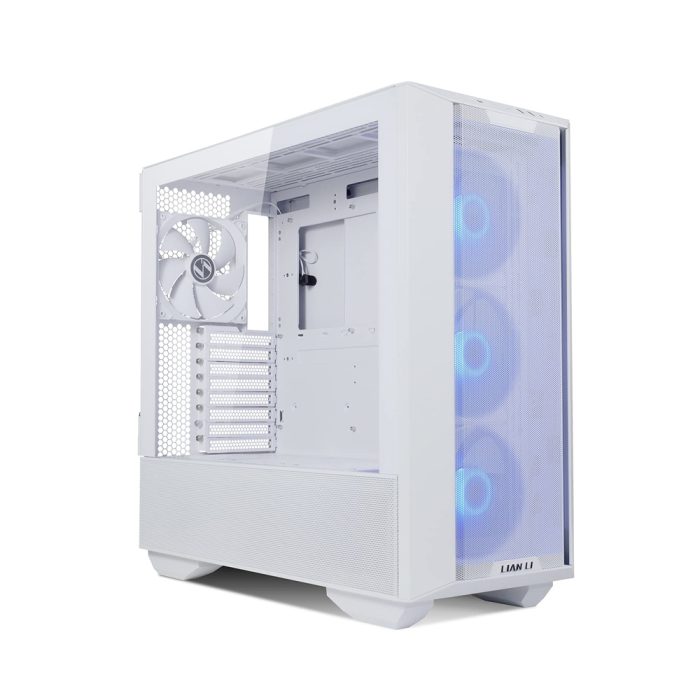 Caja Mid Tower Lian Li Lancool III ARGB Blanca - Amplia ventilación y diseño elegante