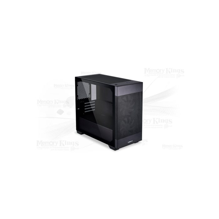 Caja Mini Tower Lian Li LANCOOL 205M Mesh Negra - Diseño ventilado y compacto ideal para PC gamers