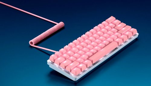 SET DE TECLAS RAZER PBT KEYCAP+CABLE ESPIRAL QUART