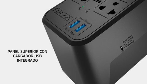 ESTABILIZADOR 1200VA(600W) FORZA FVR-1222USB 8-Tomas 2pt-USB