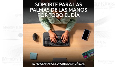 TECLADO LOGITECH ERGO WAVE BLACK Bluetooth&Wireless
