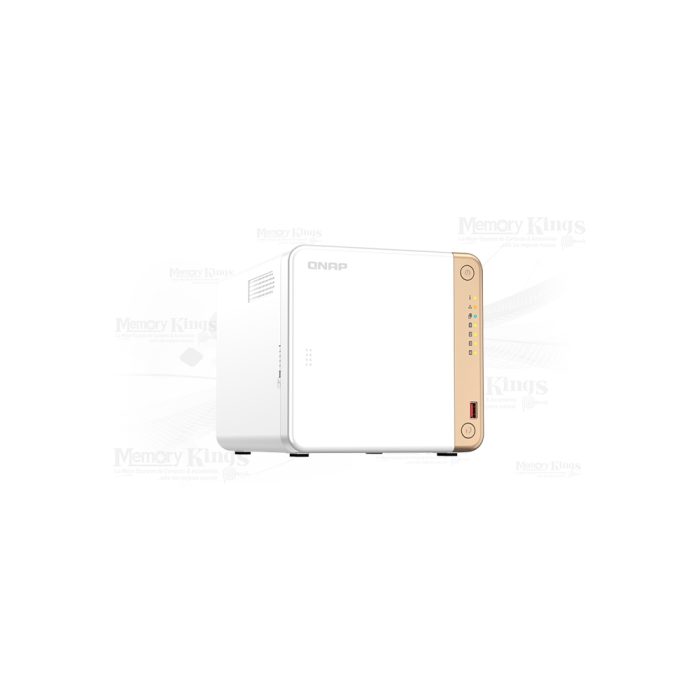 QNAP TS-462-4G NAS de 4 bahías, sistema de almacenamiento versátil y confiable sin discos duros