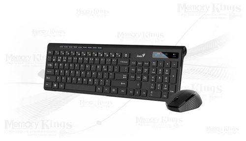 TECLADO+MOUSE GENIUS SLIMSTAR 8230 BLUETOOTH WIRELESS BLACK