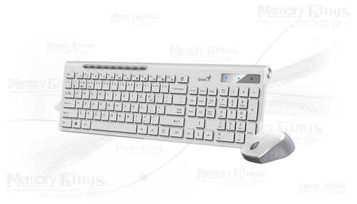 TECLADO+MOUSE GENIUS SLIMSTAR 8230 BLUETOOTH WIRELESS WHITE