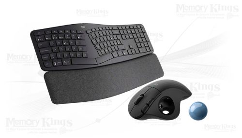 TECLADO+MOUSE LOGITECH ERGO K860 + MOUSE M575 BLUETOOTH WIRELESS BLACK