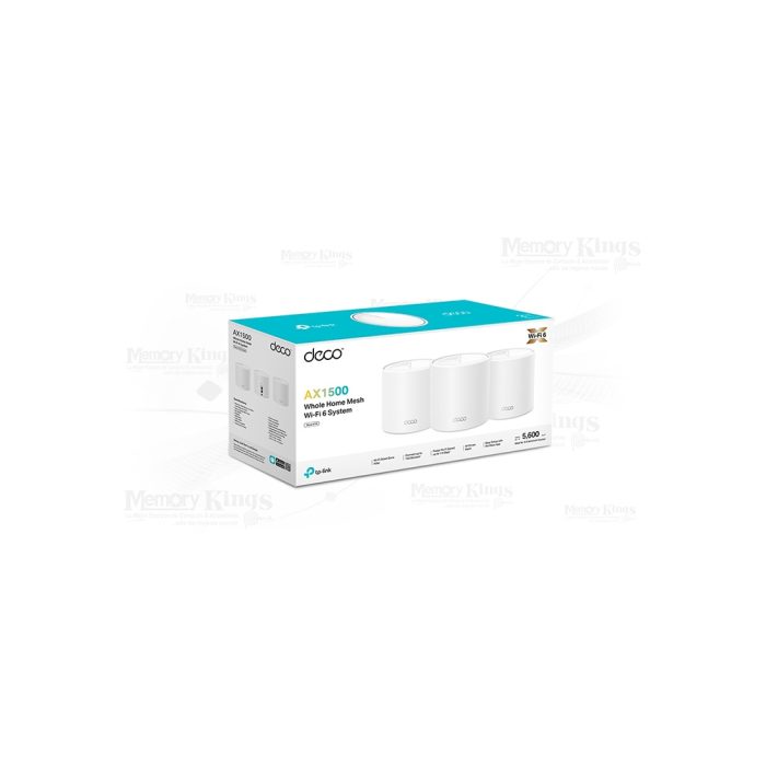 Router TP-Link Deco X10 Mesh AX1500, triple pack, doble banda, alta velocidad y cobertura amplia