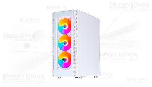 CASE Mid Tower ANTRYX RX-260 4FAN ARGB WHITE