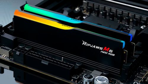 MEMORIA DDR5 32GB 6000 CL36 G.SKILL RIPJAWS M5 NEO RGB (2x16GB) AMD EXPO BLACK
